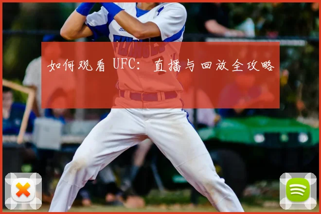 如何观看 UFC:直播与回放全攻略